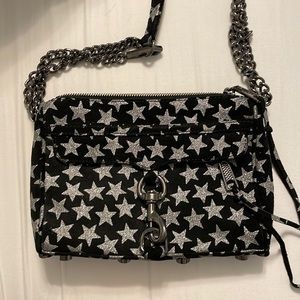 Silver star Rebecca Minkoff M.A.c purse